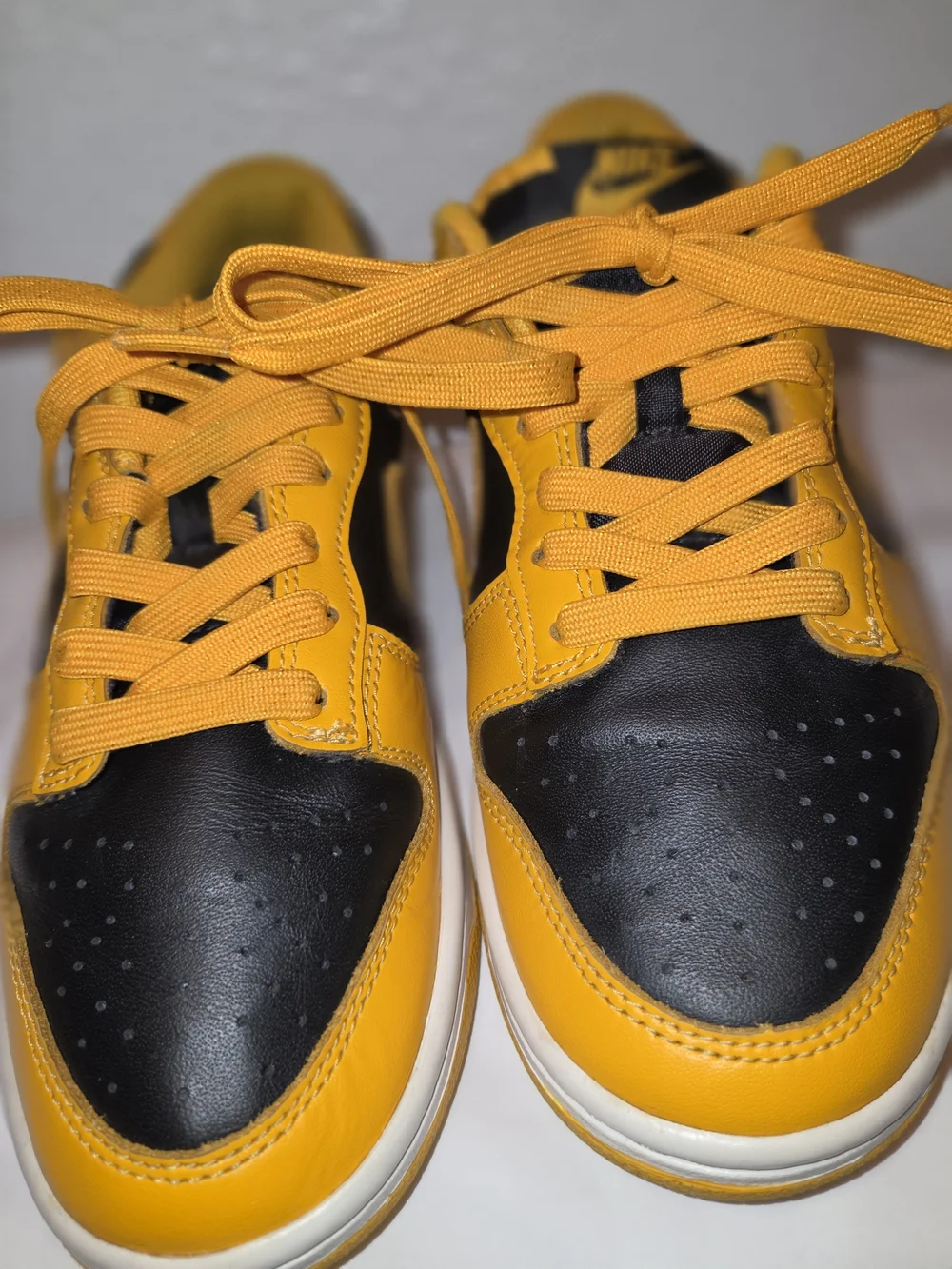 Nike Dunk Low Championship Goldenrod Iowa Black Yellow DD1391-004 Size 6 Mens